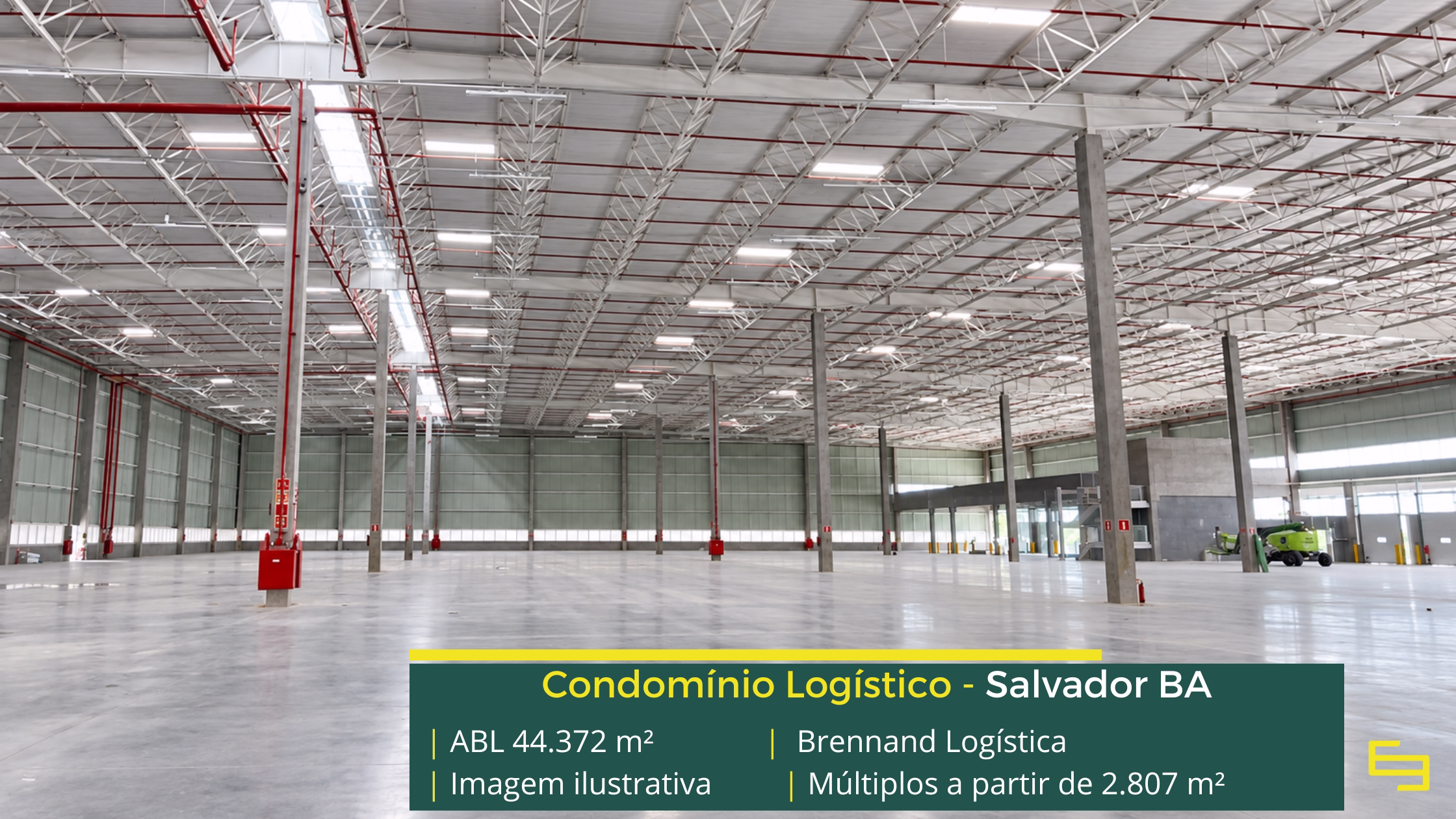 Brennand Logística Pirajá com galpões em Salvador BA, infraestrutura AAA, 78 docas, segurança 24h e áreas para operações logísticas.