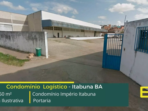 Galpões para alugar em Itabuna - Condomínio Império Itabuna. Galpões/Armazéns/Condomínios logísticos e industriais para alugar em Itabuna BA.