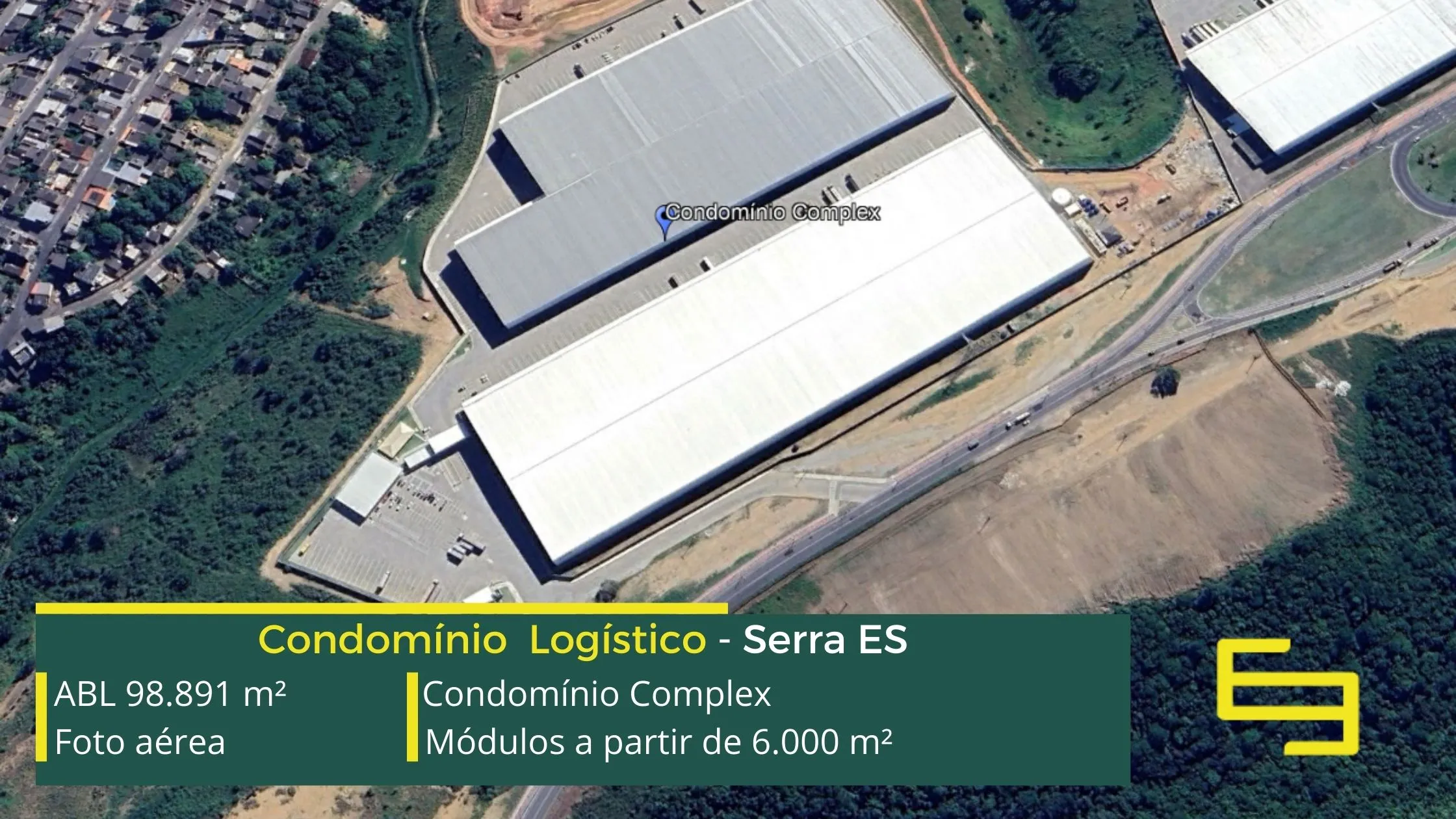 Galpão em condomínio em Serra - Condomínio Complex. Galpões/Armazéns/Condomínios logísticos e industriais para alugar em Serra - ES.