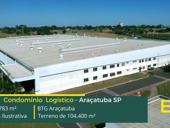 Galpão para alugar em Araçatuba - BTG Araçatuba. Galpões/Armazéns/Condomínios logísticos e industriais para alugar em Araçatuba - SP.
