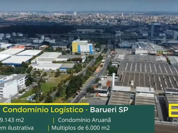 Galpões para alugar em Barueri SP- Condomínio Aruanã. Aluguel de Galpão em Barueri SP portaria e segurança 24 horas. Docas, altura, pátio