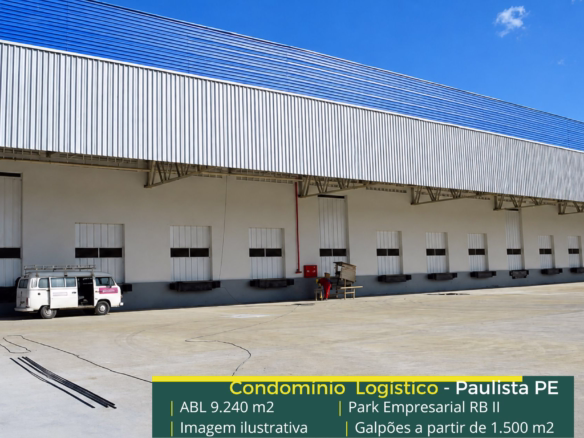 Aluguel de galpão em Recife - RB Park Empresarial II. Galpões/Armazéns/Condomínios logísticos e industriais para alugar em Recife PE.