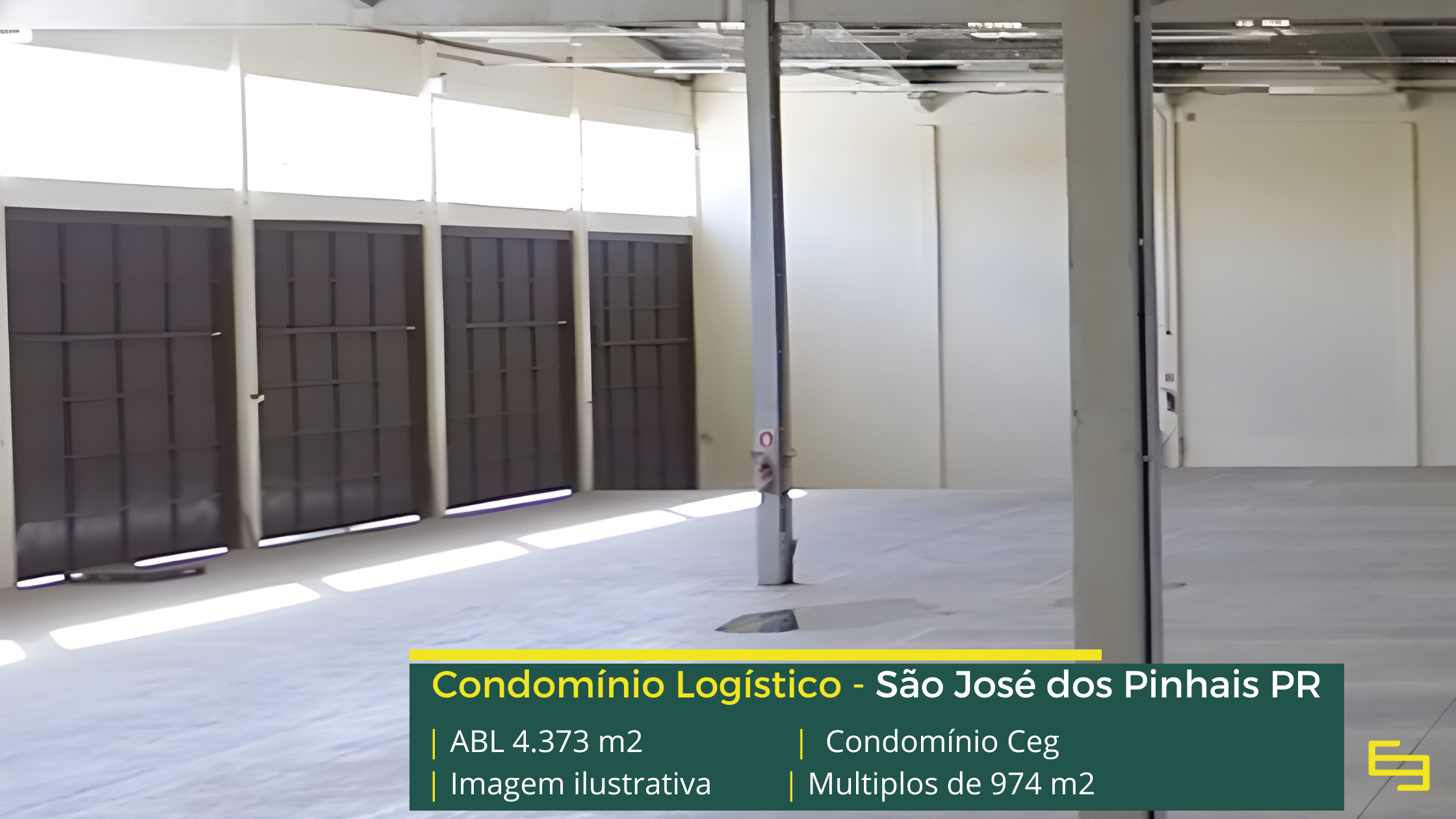 Galpões para alugar em São José dos Pinhais - Condomínio CEG. Galpões/Armazéns/Condomínios logísticos e industriais para alugar no Paraná.