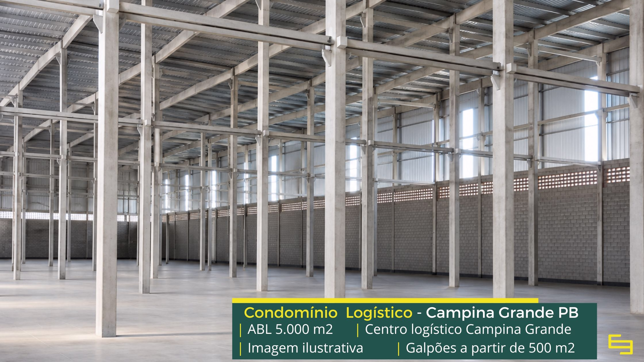 Aluguel de galpão logístico em Campina Grande