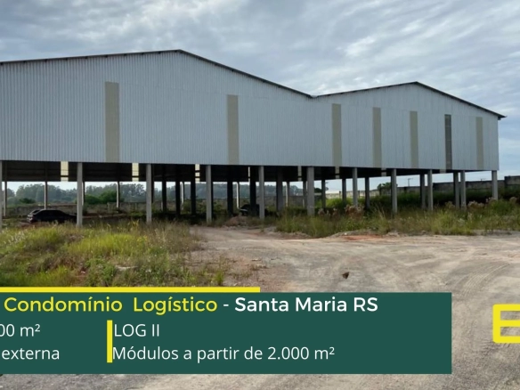 Aluguel de galpão em Santa Maria - LOG II Santa Maria. Galpões/Armazéns/Condomínios logísticos e industriais para alugar em Santa Maria - RS.