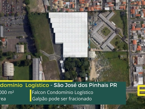 Condomínio Logístico em São José dos Pinhais - Falcon Condomínio Logístico. Galpões/Armazéns/Condomínios logísticos e industriais para alugar