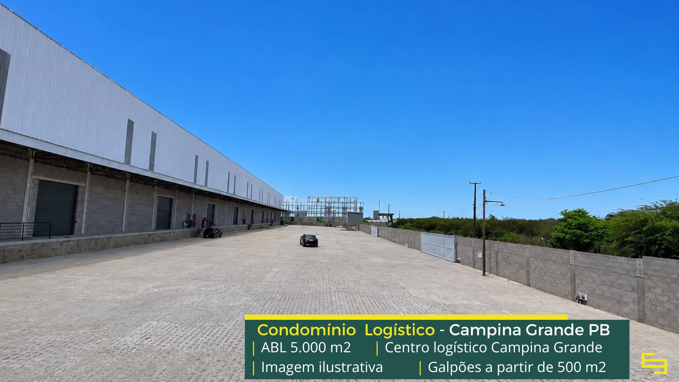 Aluguel de galpão logístico em Campina Grande