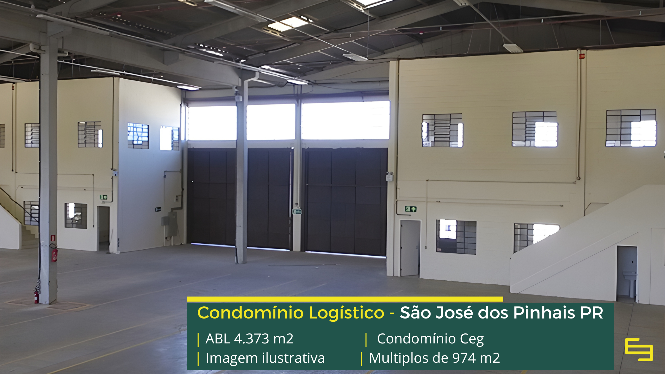 Galpões para alugar em São José dos Pinhais - Condomínio CEG. Galpões/Armazéns/Condomínios logísticos e industriais para alugar no Paraná.