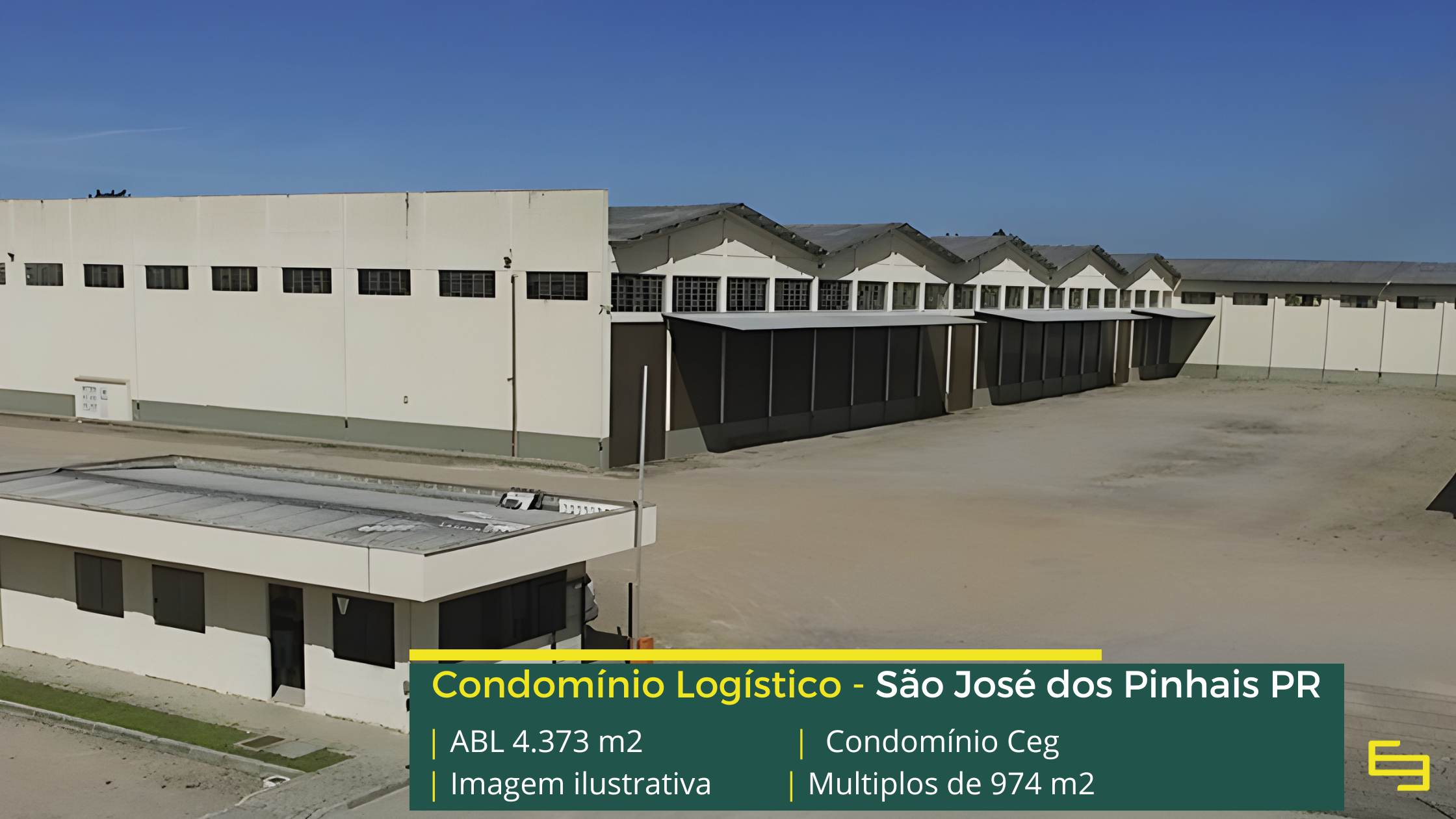 Galpões para alugar em São José dos Pinhais - Condomínio CEG. Galpões/Armazéns/Condomínios logísticos e industriais para alugar no Paraná.