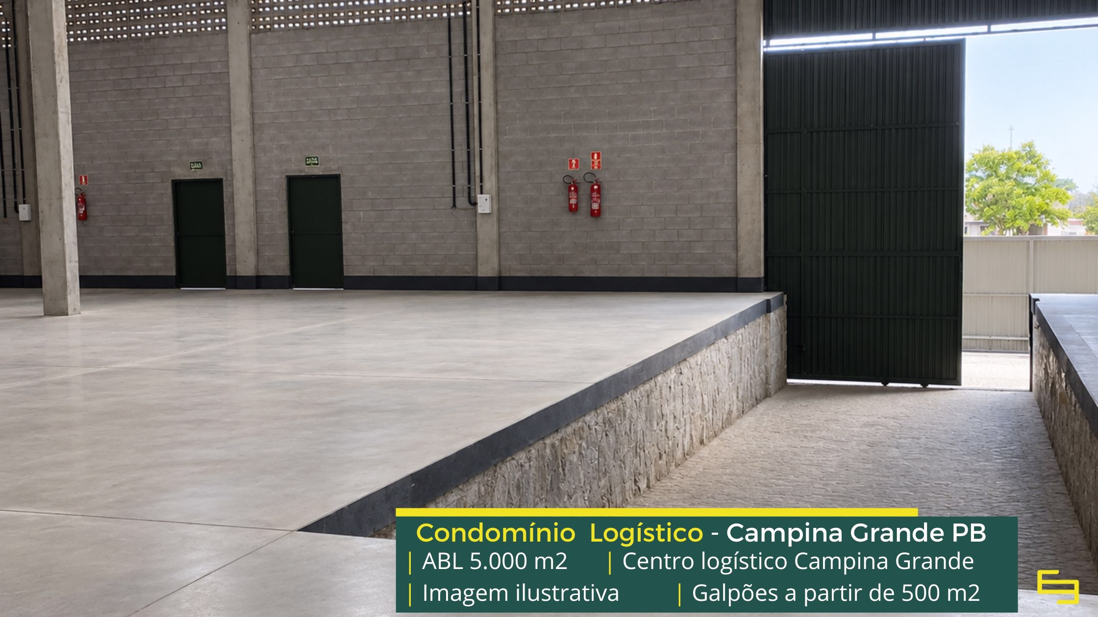 Aluguel de galpão logístico em Campina Grande