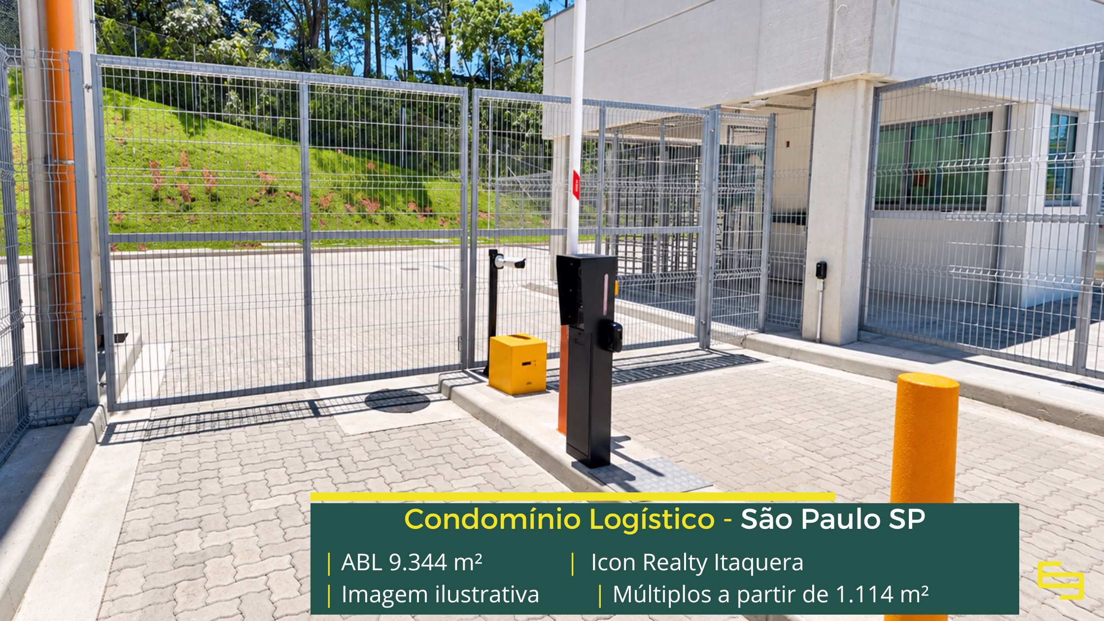 Icon Realty Itaquera: galpão em Itaquera com módulos a partir de 1.114 m², pé-direito de 12 m, piso para 5 t/m² e 12 docas.