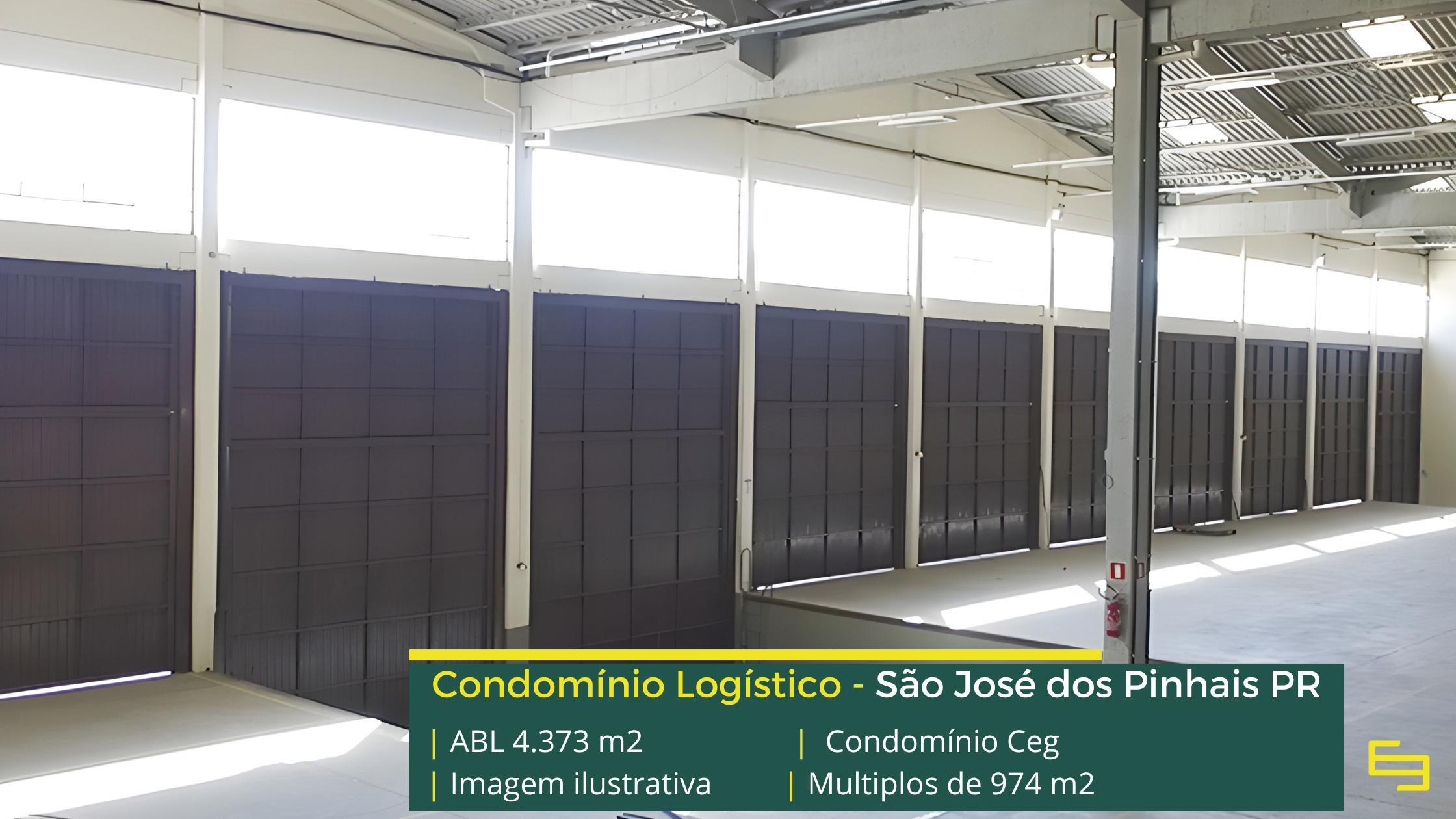 Galpões para alugar em São José dos Pinhais - Condomínio CEG. Galpões/Armazéns/Condomínios logísticos e industriais para alugar no Paraná.