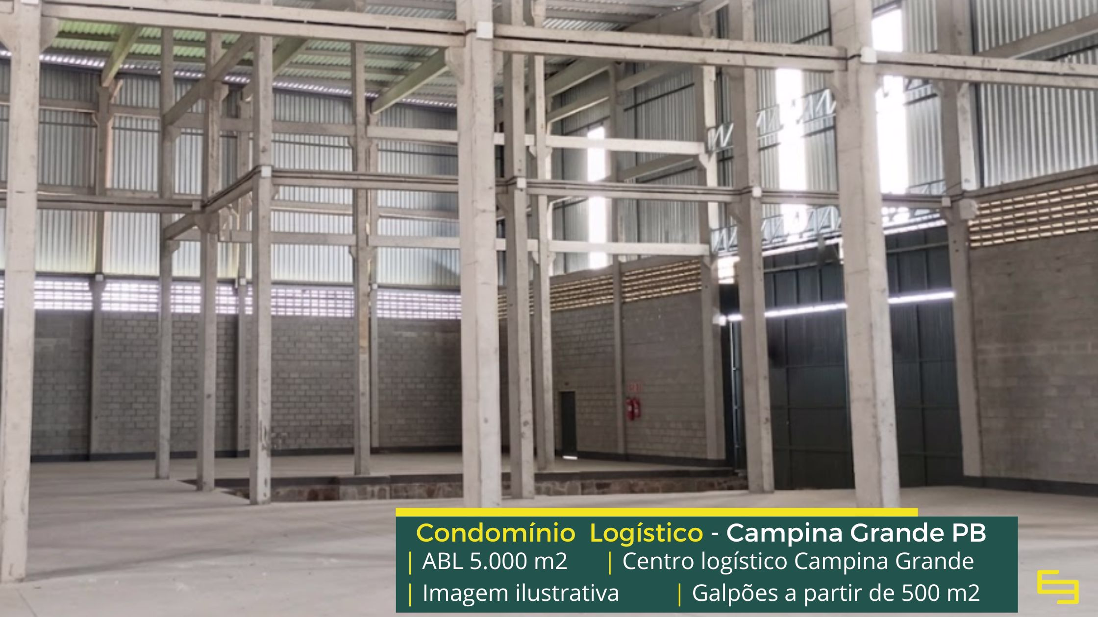 Aluguel de galpão logístico em Campina Grande
