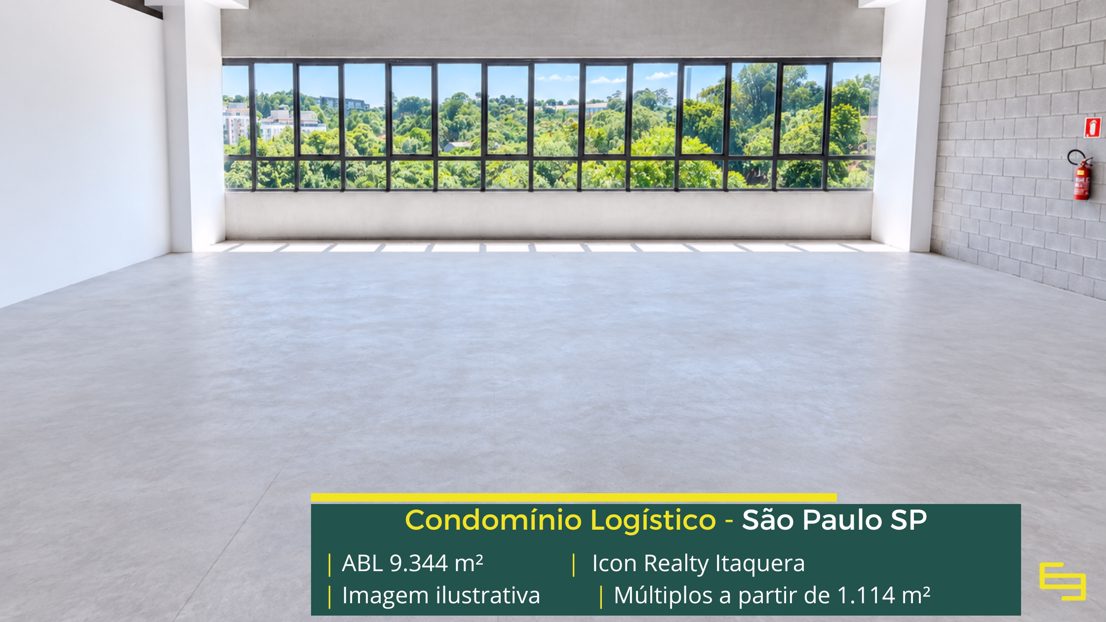 Icon Realty Itaquera: galpão em Itaquera com módulos a partir de 1.114 m², pé-direito de 12 m, piso para 5 t/m² e 12 docas.
