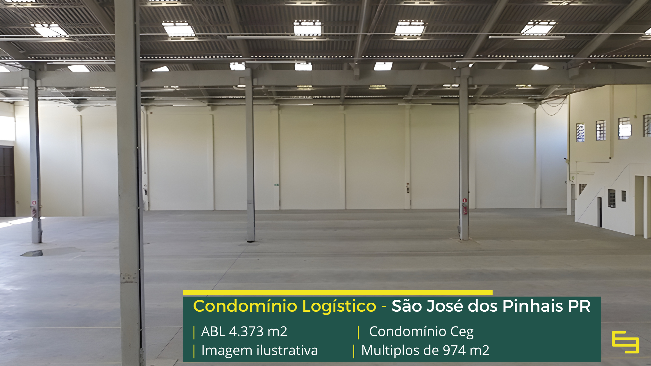 Galpões para alugar em São José dos Pinhais - Condomínio CEG. Galpões/Armazéns/Condomínios logísticos e industriais para alugar no Paraná.