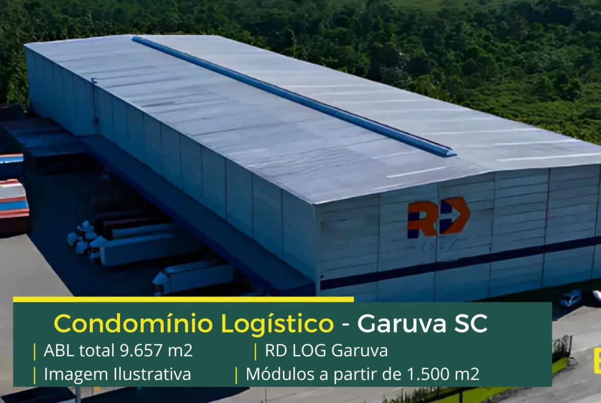 Aluguel de galpões em Garuva SC - RD LOG 2. Galpão para alugar em Garuva com docas, segurança 24 horas, próximo ao Porto de Itapoá e BR 101