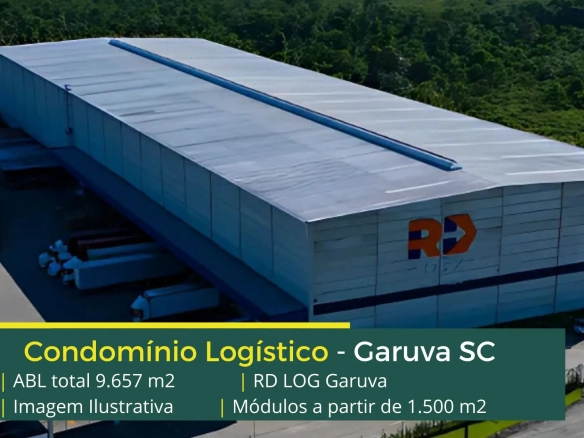 Aluguel de galpões em Garuva SC - RD LOG 2. Galpão para alugar em Garuva com docas, segurança 24 horas, próximo ao Porto de Itapoá e BR 101