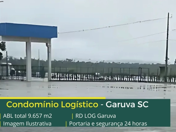Condomínio Logístico Garuva/SC - Garuva Logistico - acesso monitorado