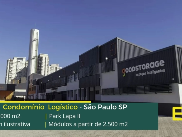 Aluguel de Galpão em São Paulo SP - Park Lapa II. Galpões/Armazens/Condomínios logísticos para alugar com docas, portaria e segurança