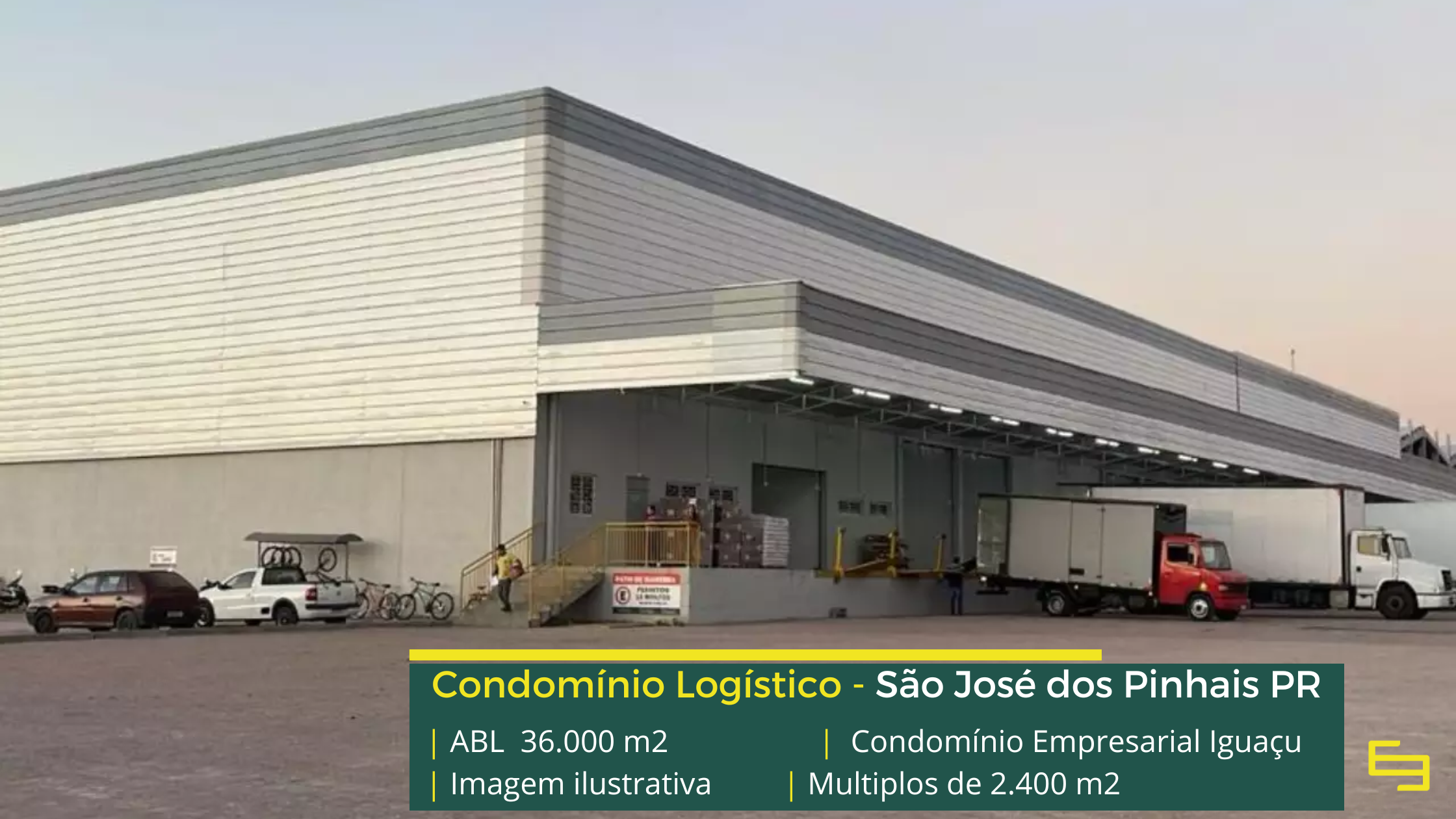 Galpão para locação em São José dos Pinhais - Condomínio Empresarial Iguaçu. Galpões/Armazéns/Condomínios logísticos para alugar no Paraná