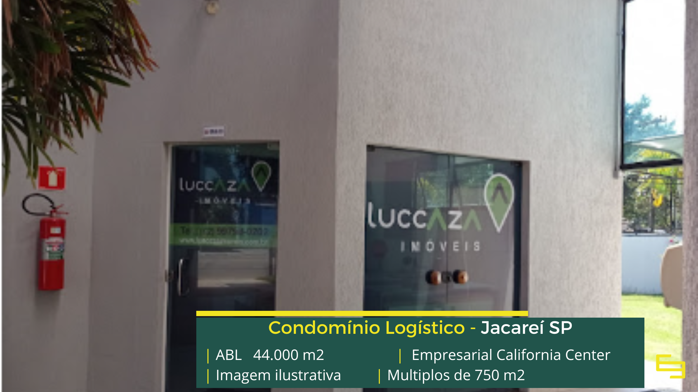 Aluguel de galpão em Jacareí SP c - Empresarial California Center. Galpões/Armazéns/Condomínios logísticos e industriais para alugar