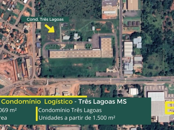 Aluguel de galpão em Três Lagoas - Condomínios Três Lagoas. Galpões/Armazéns/Condomínios logísticos e industriais para alugar em Três Lagoas.