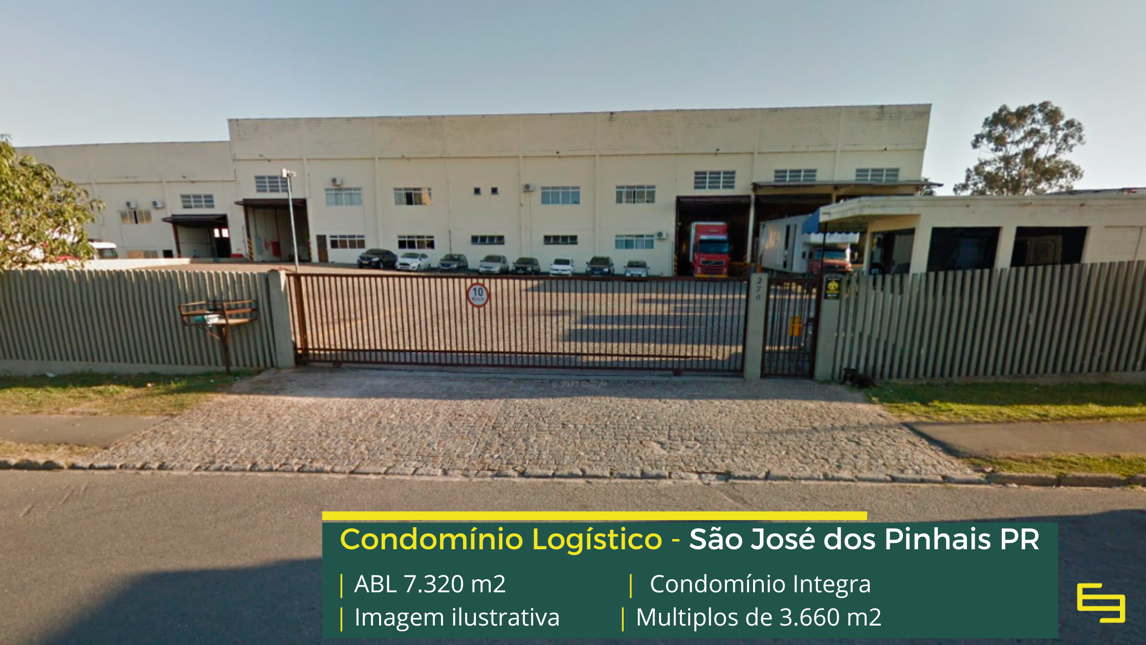 Locação de galpão em São José dos Pinhais - Condomínio Integra. Galpões/Armazéns/Condomínios logísticos e industriais para alugar no PR.