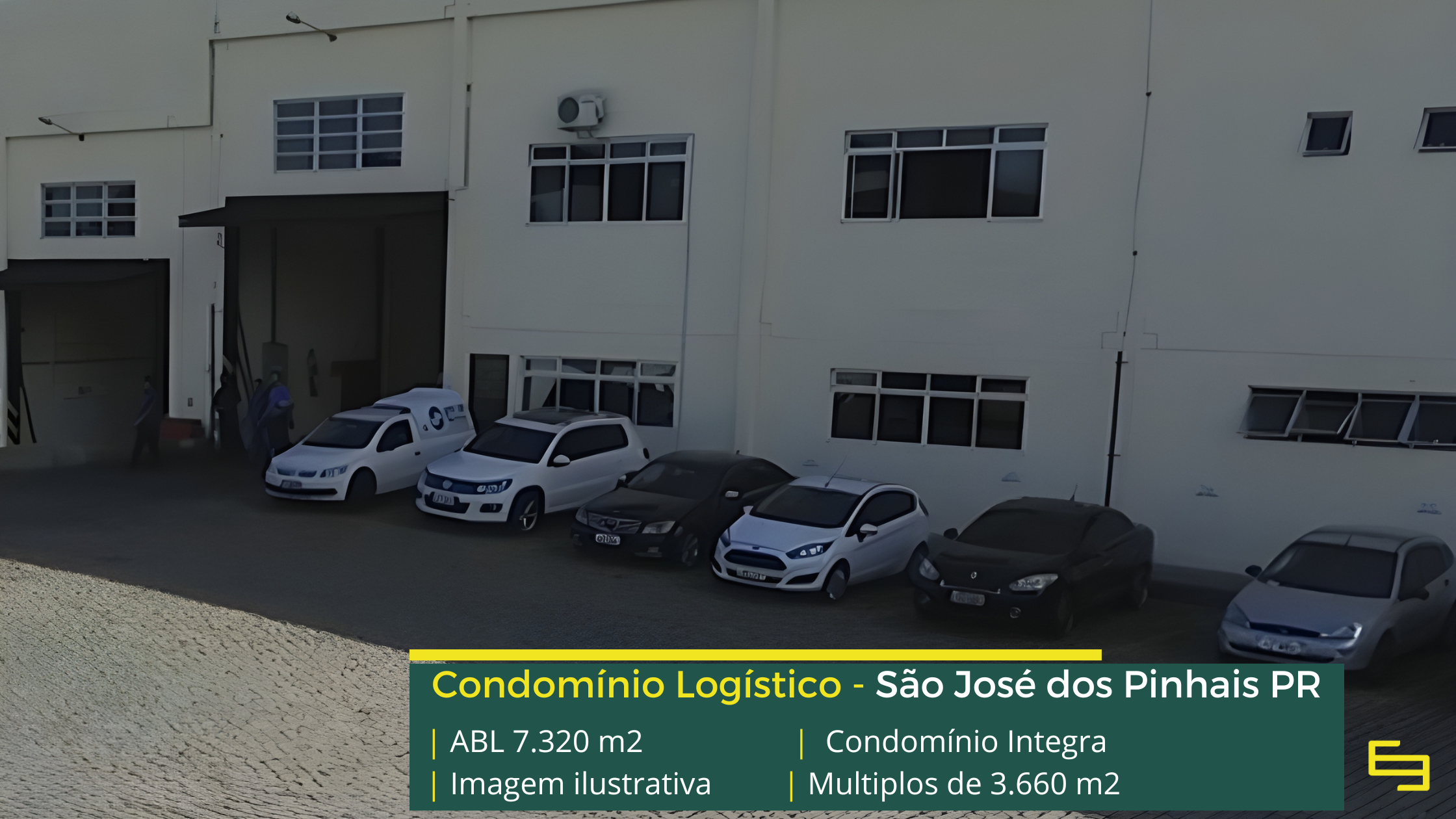 Locação de galpão em São José dos Pinhais - Condomínio Integra. Galpões/Armazéns/Condomínios logísticos e industriais para alugar no PR.