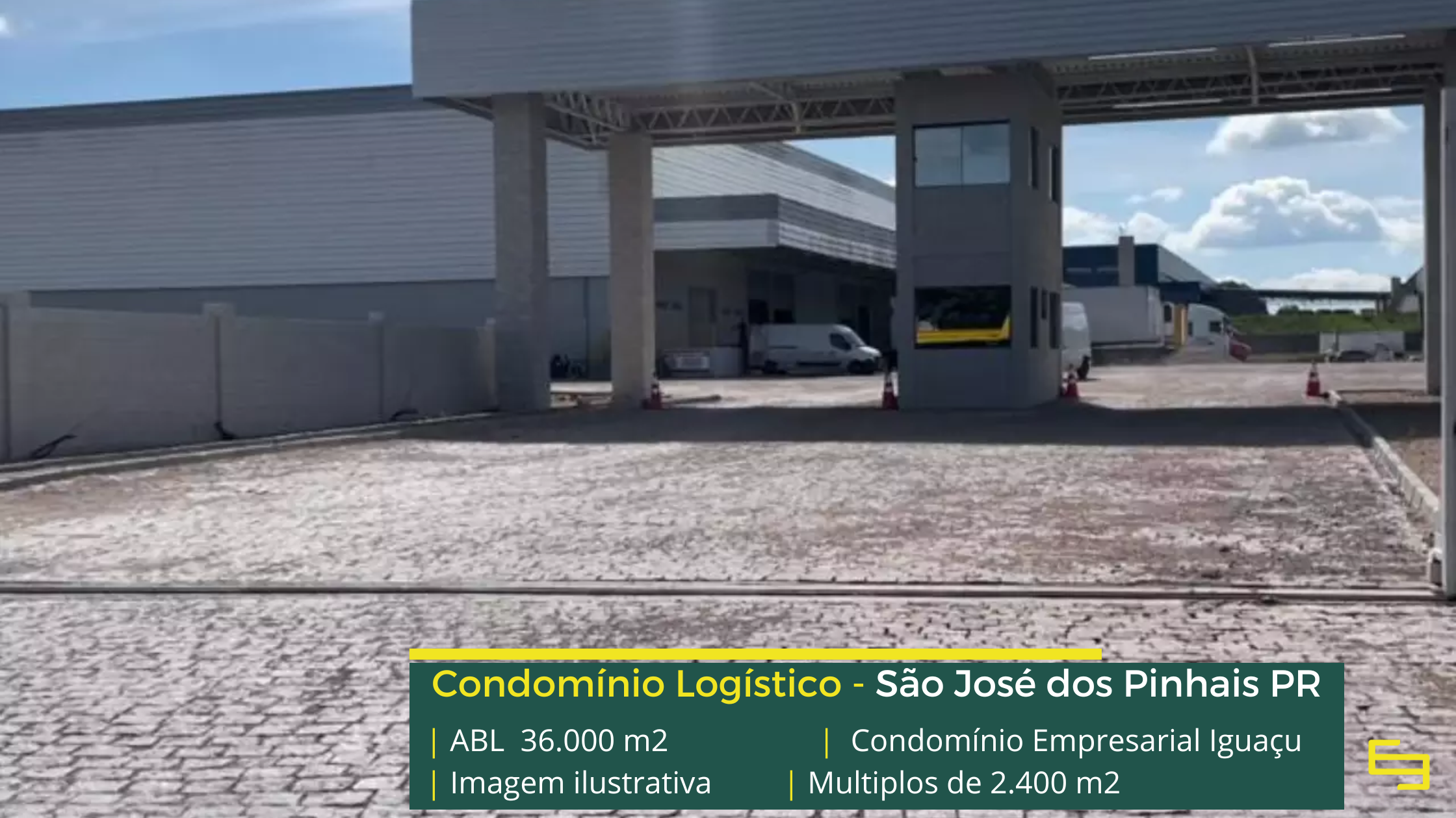 Galpão para locação em São José dos Pinhais - Condomínio Empresarial Iguaçu. Galpões/Armazéns/Condomínios logísticos para alugar no Paraná