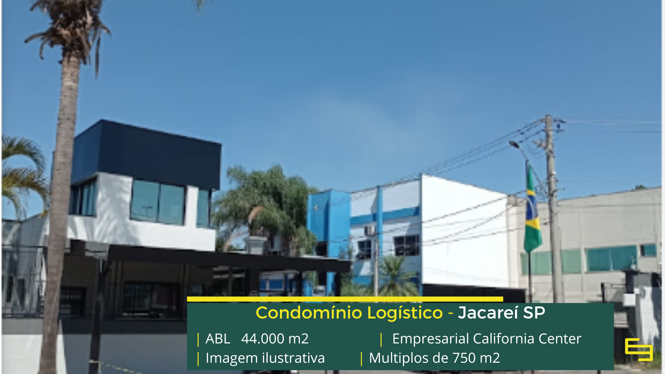 Aluguel de galpão em Jacareí SP c - Empresarial California Center. Galpões/Armazéns/Condomínios logísticos e industriais para alugar