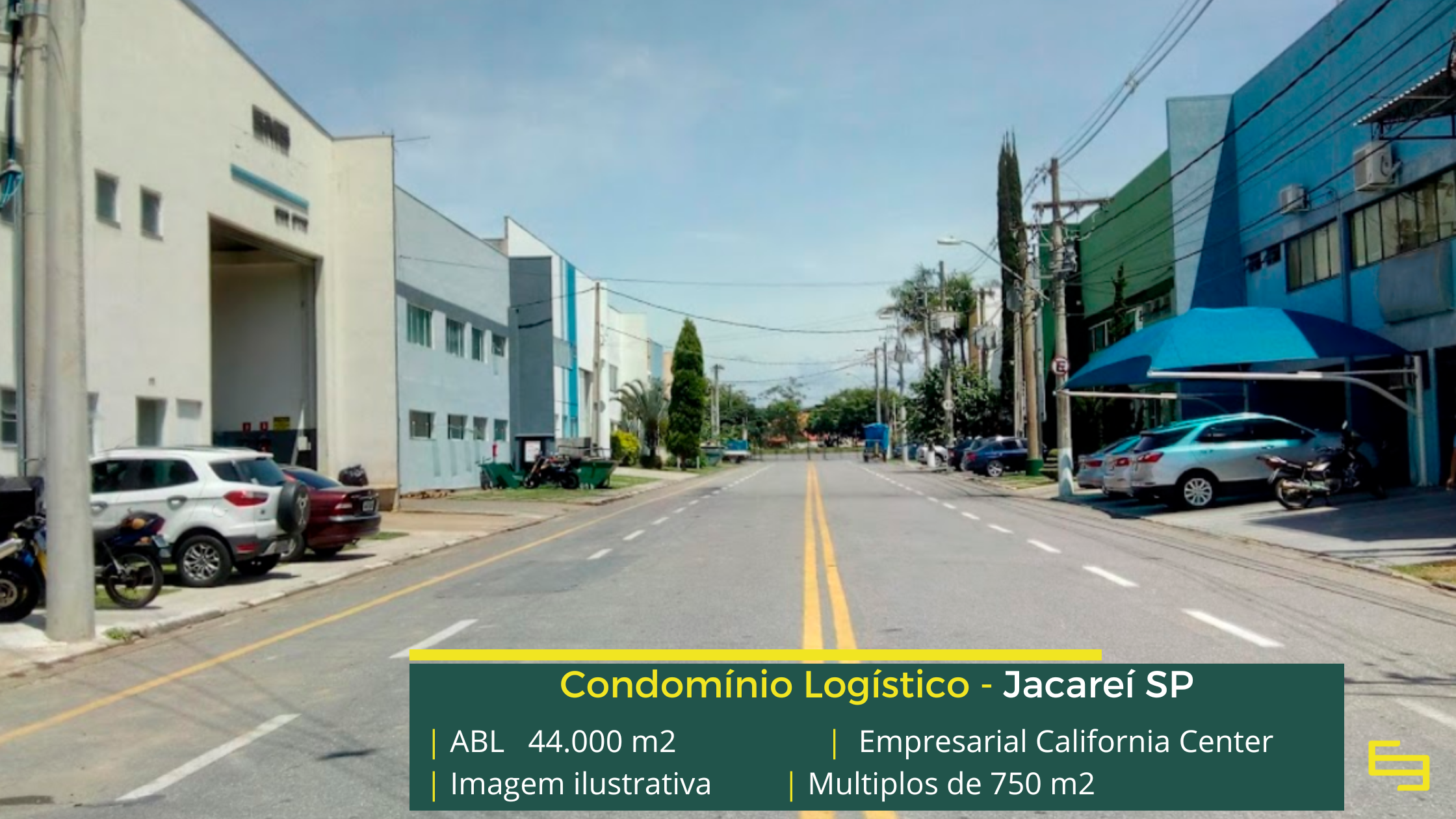 Aluguel de galpão em Jacareí SP c - Empresarial California Center. Galpões/Armazéns/Condomínios logísticos e industriais para alugar