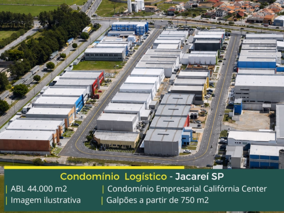 Aluguel de galpão em Jacareí SP c - Empresarial California Center. Galpões/Armazéns/Condomínios logísticos e industriais para alugar