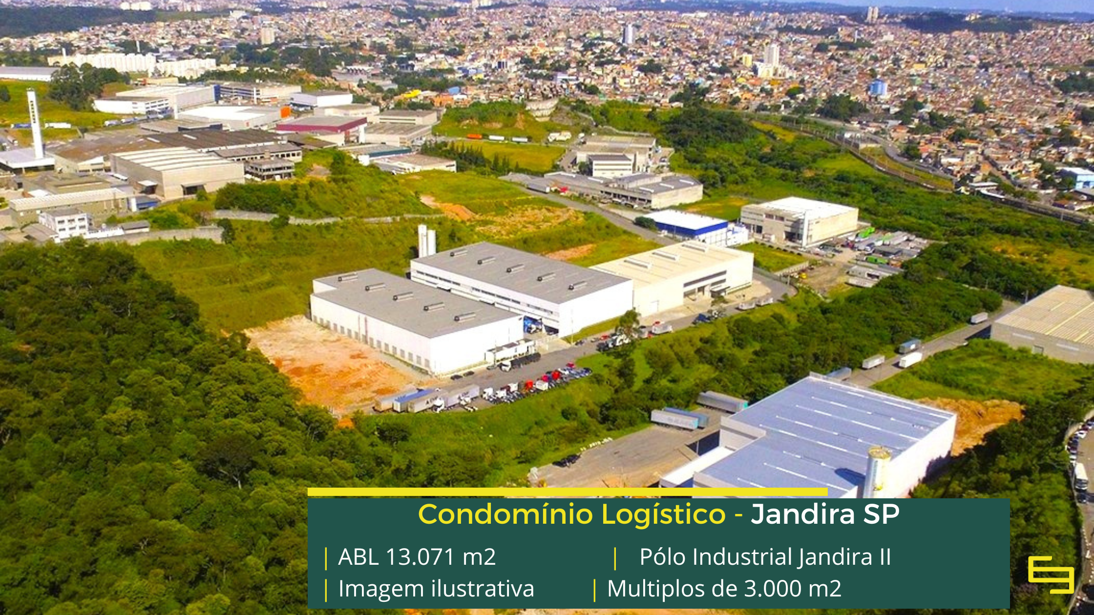 Galpões para locação em Jandira-Pólo Industrial Jandira 2. Galpões/Armazéns/Condomínios logísticos e industriais para alugar em Jandira - SP.