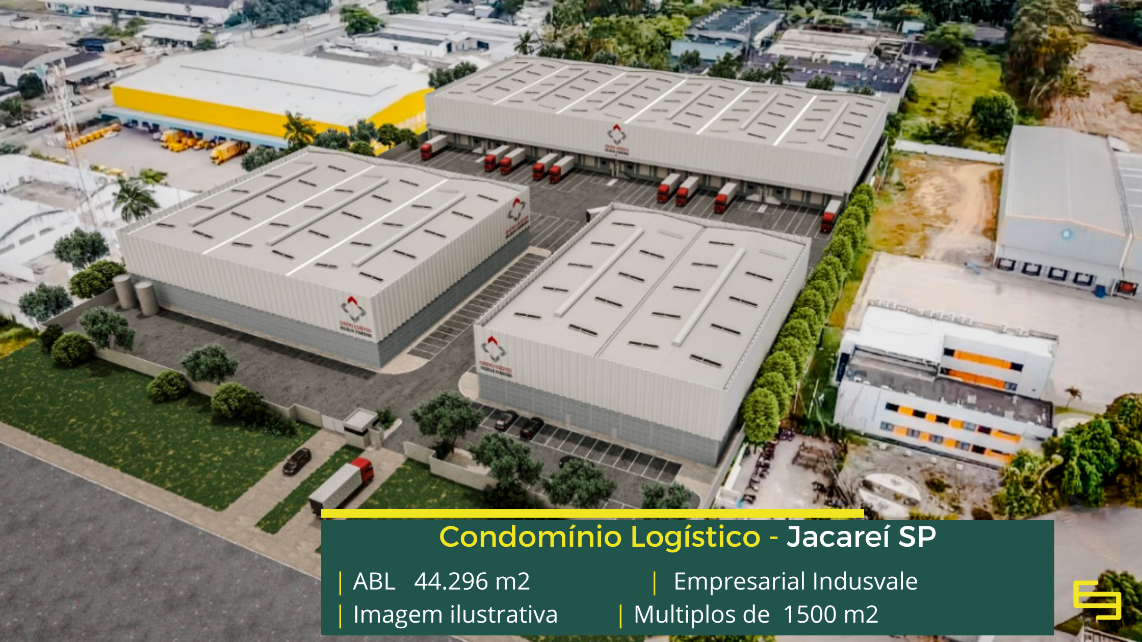 Condomínio logístico em Maceió - Centro Logístico Eulália Ferreira. Galpões/Armazéns/Condomínios logísticos e industriais para alugar em AL.