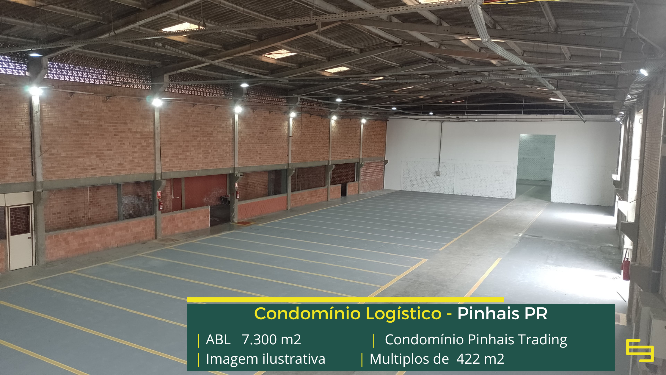 Galpão para locação em Pinhais - Cond. Pinhais Trading. Galpões/Armazéns/Condomínios logísticos e industriais para alugar em Pinhais - PR.