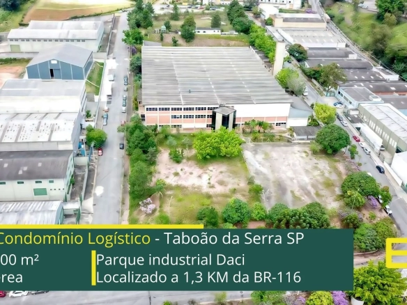 Aluguel de galpão em Taboão da Serra - Parque Industrial Daci. Galpões/Armazéns/Condomínios logísticos e industriais para alugar em SP.
