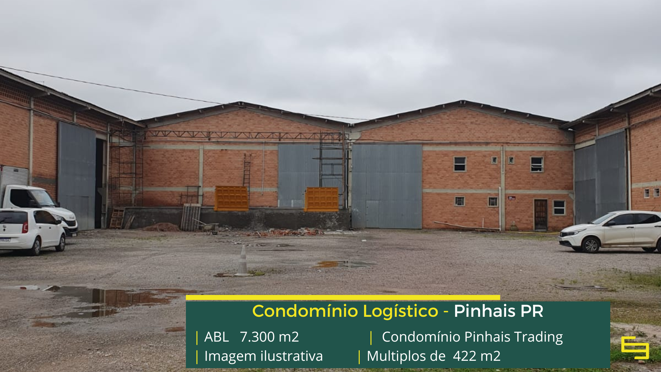 Galpão para locação em Pinhais - Cond. Pinhais Trading. Galpões/Armazéns/Condomínios logísticos e industriais para alugar em Pinhais - PR.