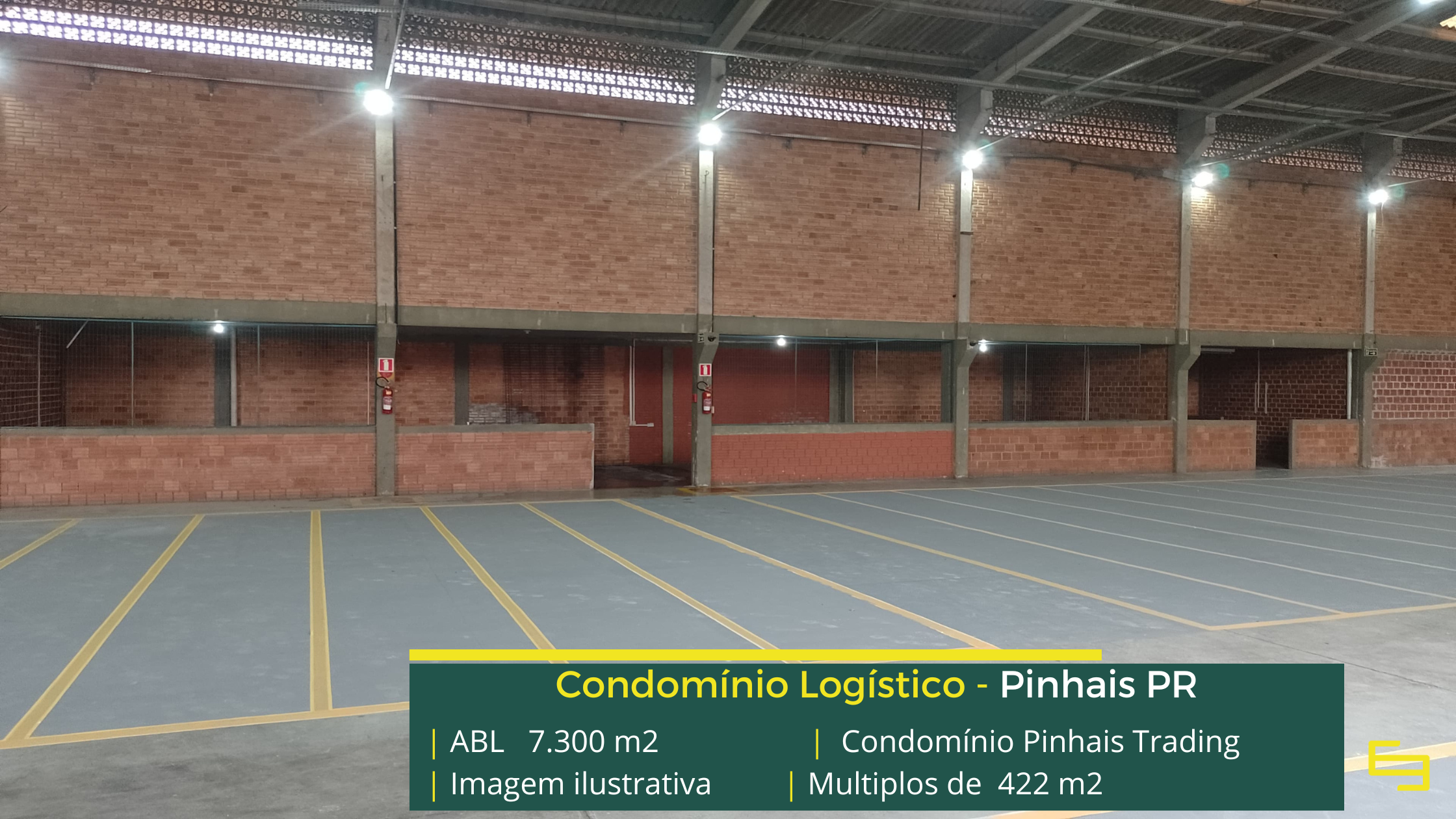 Galpão para locação em Pinhais - Cond. Pinhais Trading. Galpões/Armazéns/Condomínios logísticos e industriais para alugar em Pinhais - PR.