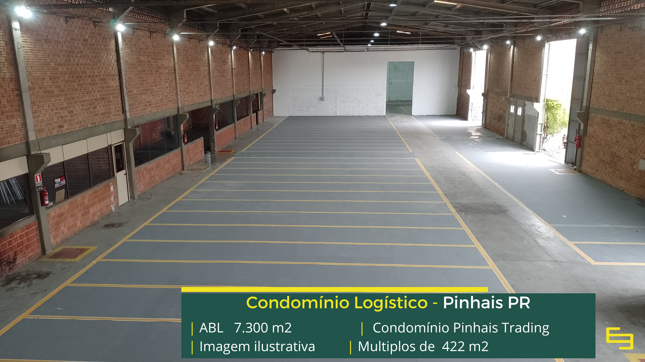 Galpão para locação em Pinhais - Cond. Pinhais Trading. Galpões/Armazéns/Condomínios logísticos e industriais para alugar em Pinhais - PR.