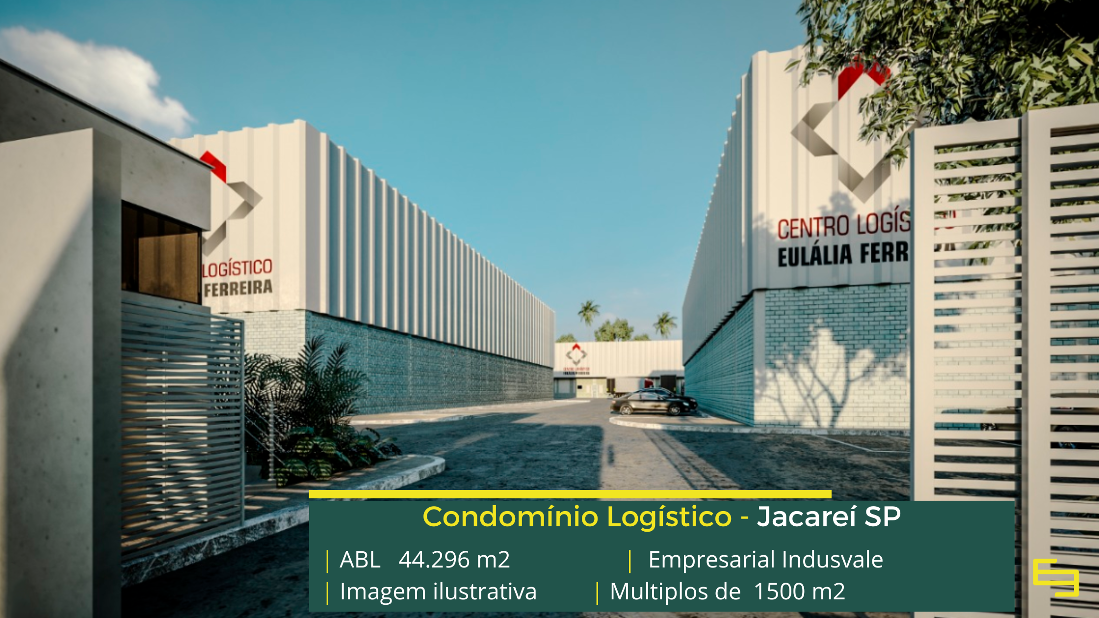 Condomínio logístico em Maceió - Centro Logístico Eulália Ferreira. Galpões/Armazéns/Condomínios logísticos e industriais para alugar em AL.