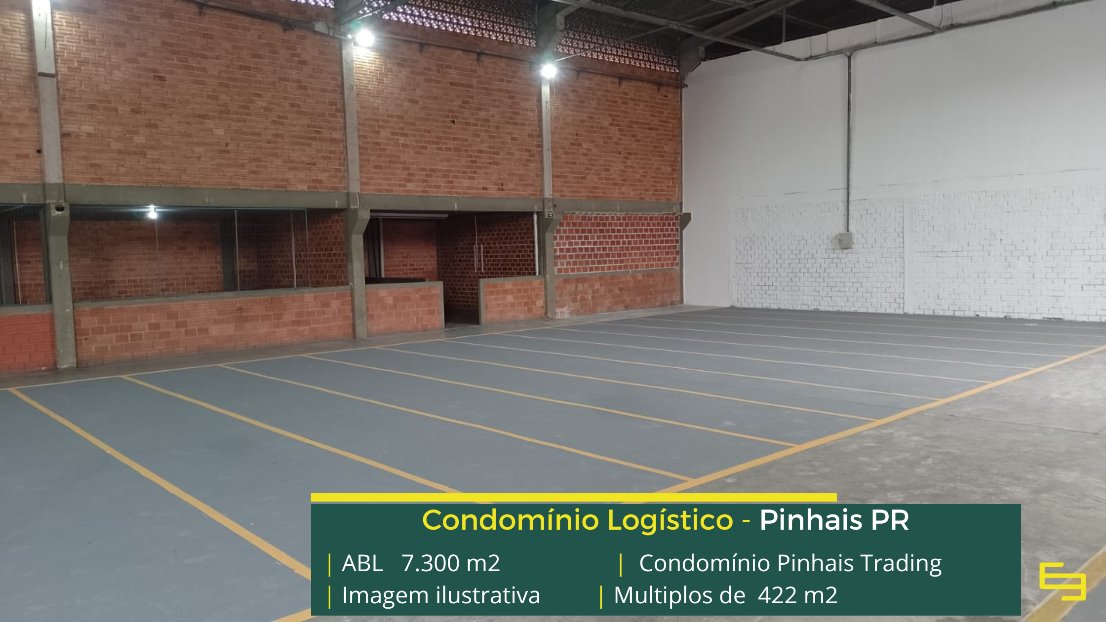 Galpão para locação em Pinhais - Cond. Pinhais Trading. Galpões/Armazéns/Condomínios logísticos e industriais para alugar em Pinhais - PR.