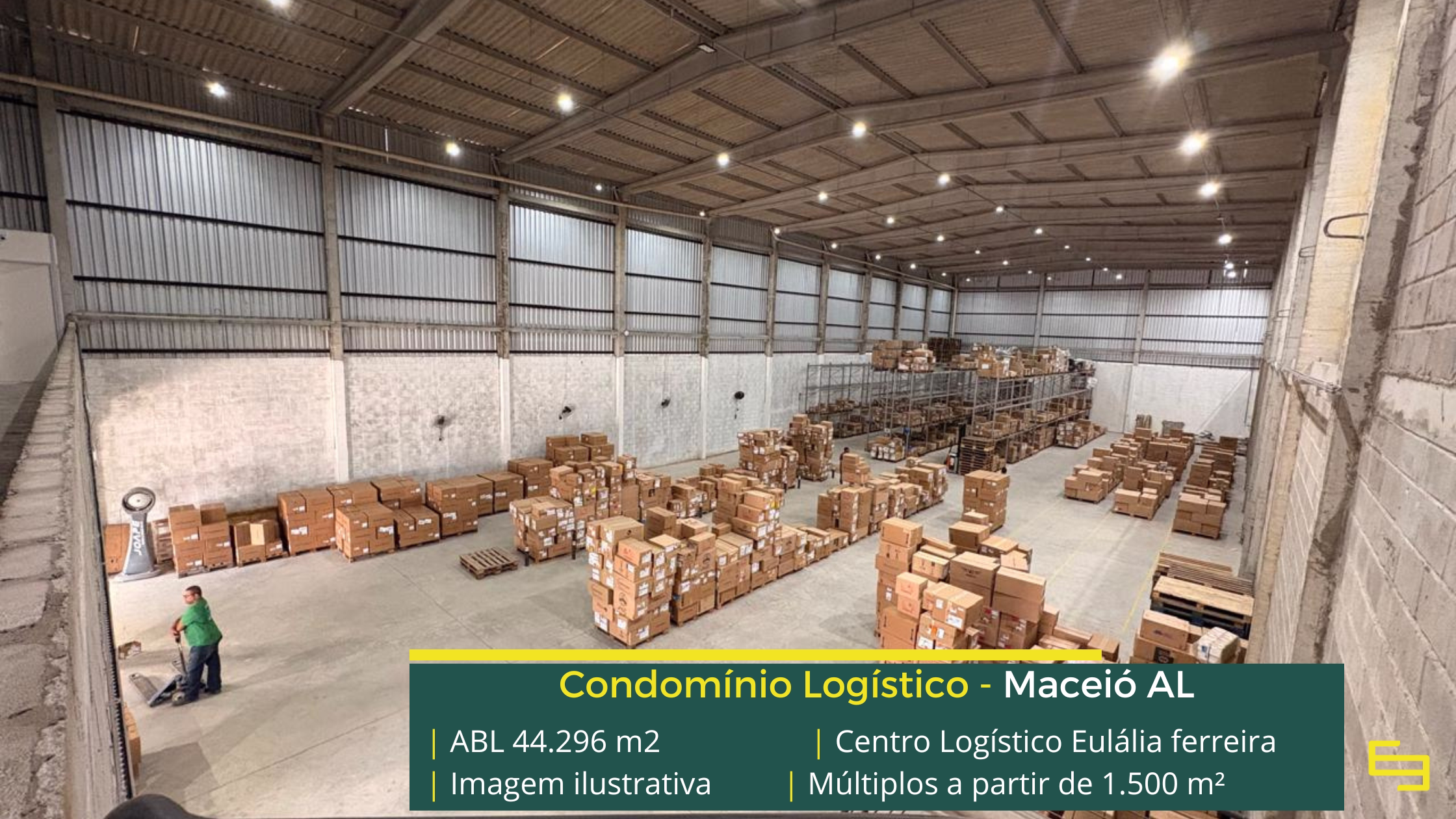 Condomínio logístico em Maceió AL com localização estratégica, infraestrutura moderna e excelente acesso para operações logísticas.