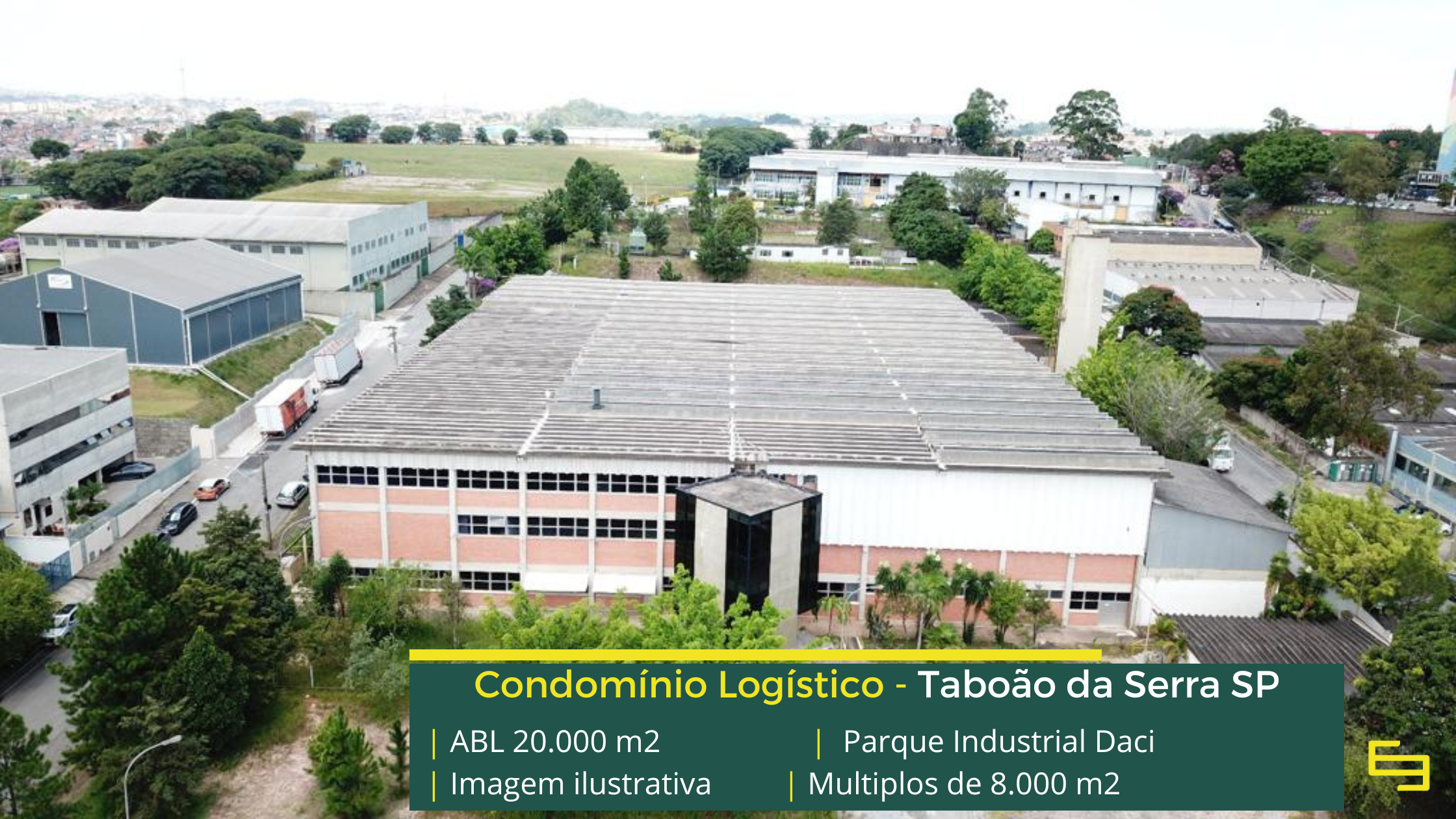 Aluguel de galpão em Taboão da Serra - Parque Industrial Daci. Galpões/Armazéns/Condomínios logísticos e industriais para alugar em SP.