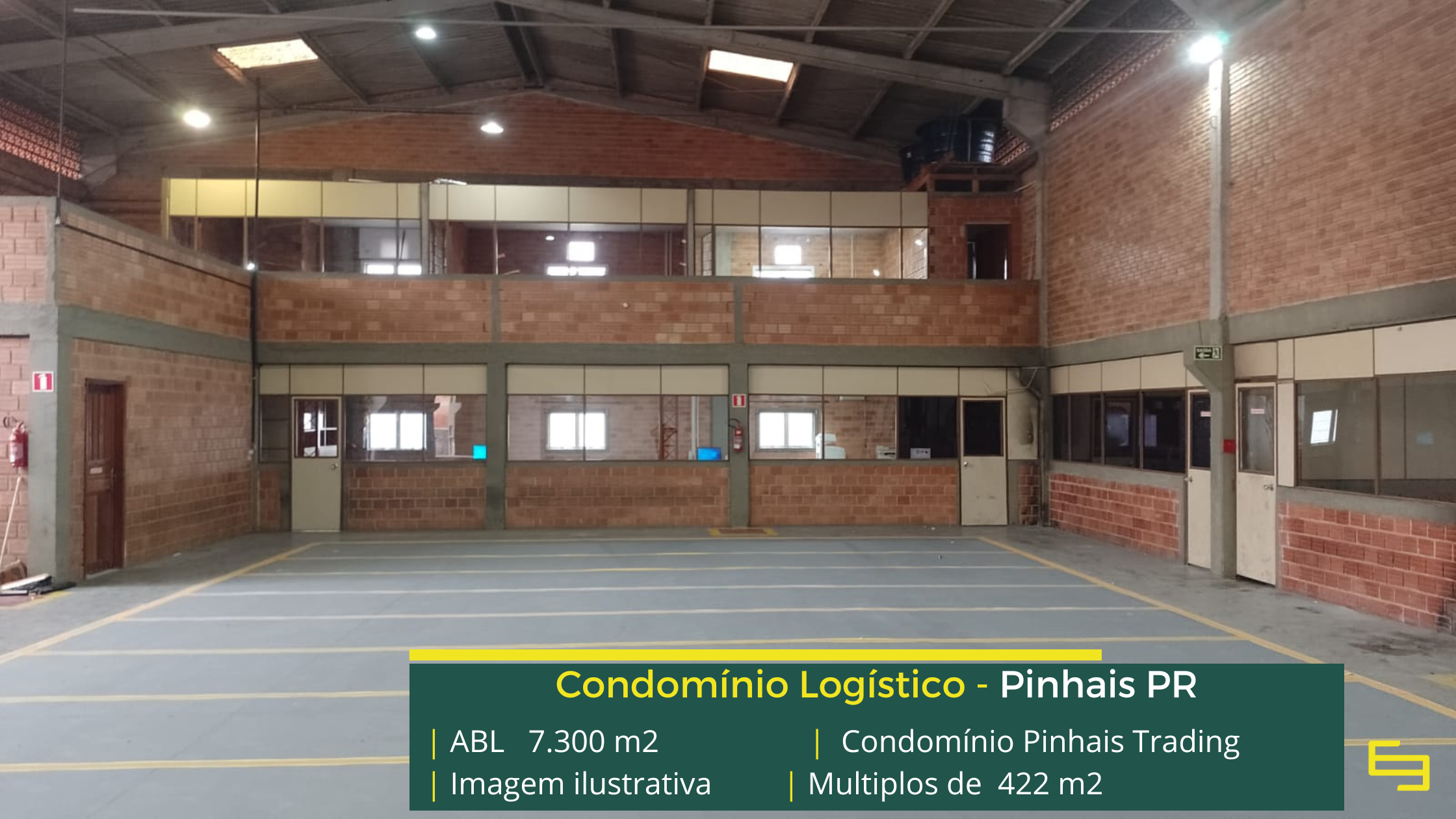 Galpão para locação em Pinhais - Cond. Pinhais Trading. Galpões/Armazéns/Condomínios logísticos e industriais para alugar em Pinhais - PR.
