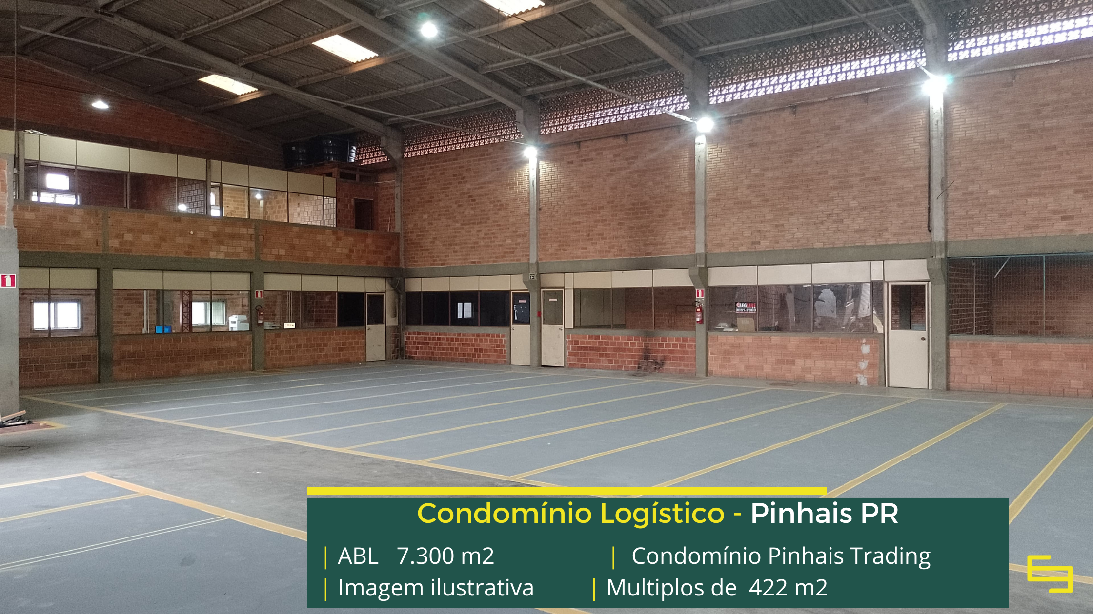 Galpão para locação em Pinhais - Cond. Pinhais Trading. Galpões/Armazéns/Condomínios logísticos e industriais para alugar em Pinhais - PR.