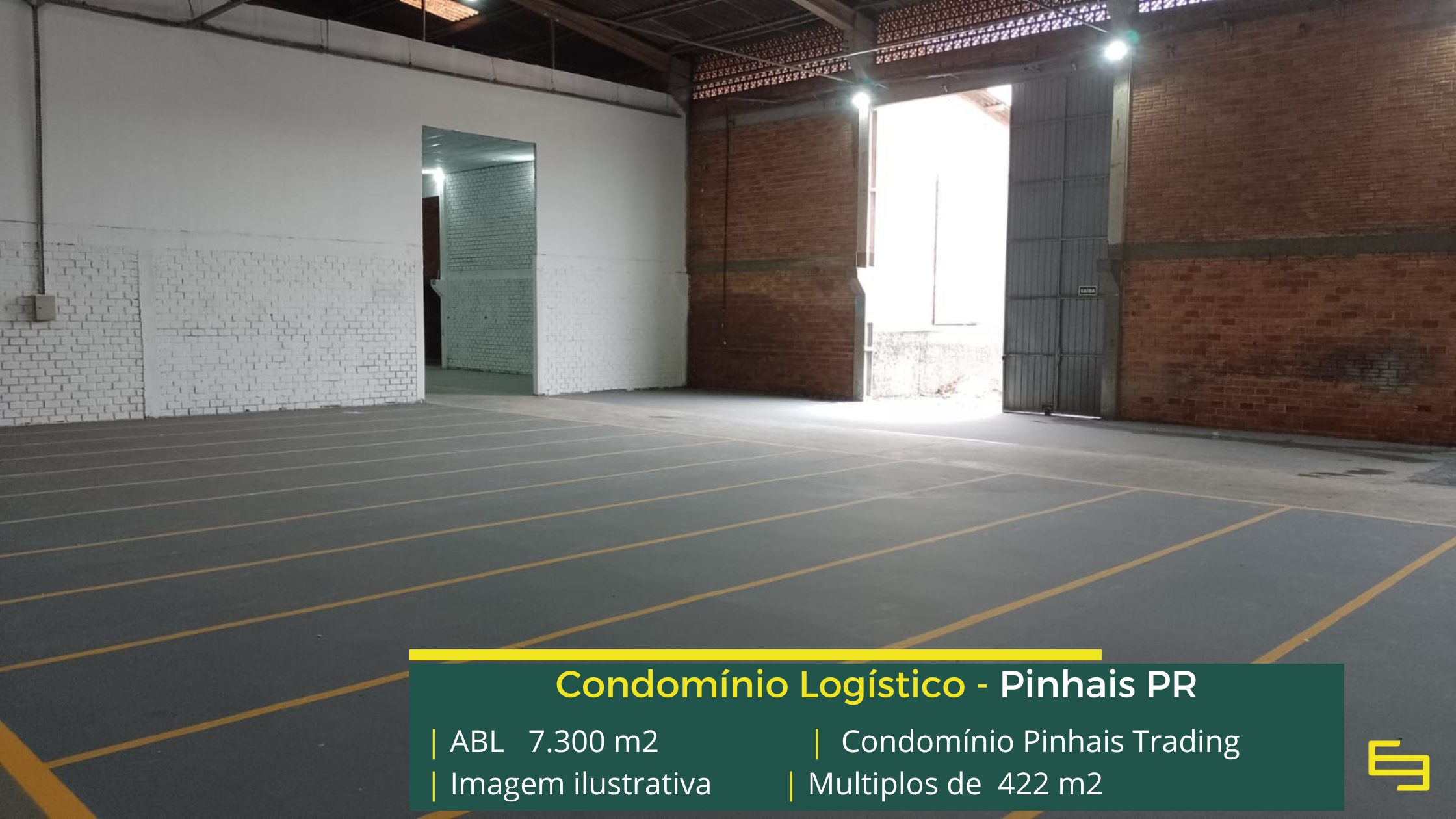 Galpão para locação em Pinhais - Cond. Pinhais Trading. Galpões/Armazéns/Condomínios logísticos e industriais para alugar em Pinhais - PR.
