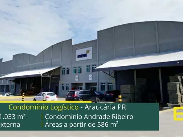 Aluguel de galpão em Araucária - Condomínio Andrade Ribeiro. GalpõesArmazénsCondomínios logísticos e industriais para alugar em Araucária.1