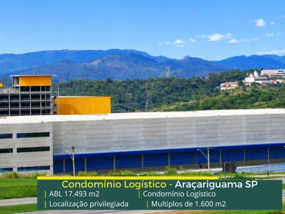 Aluguel de galpão em Araçariguama - Condomínio Araçariguama. Galpões em Araçariguama com docas, altura de 12 metros em condomínio, segurança