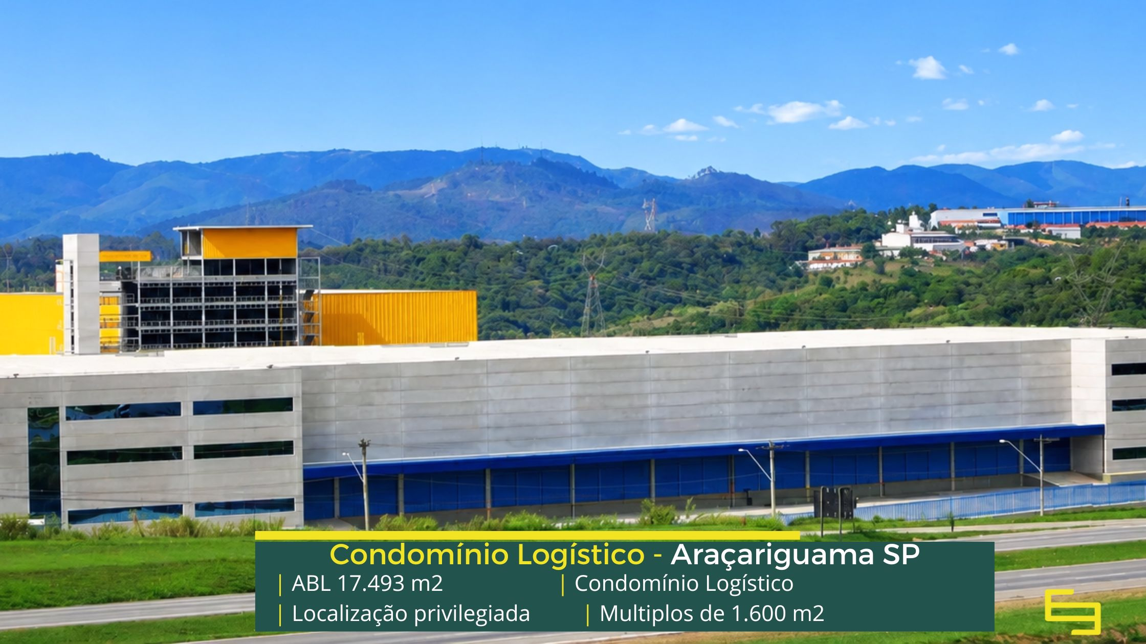 Aluguel de galpão em Araçariguama - Condomínio Araçariguama. Galpões em Araçariguama com docas, altura de 12 metros em condomínio, segurança