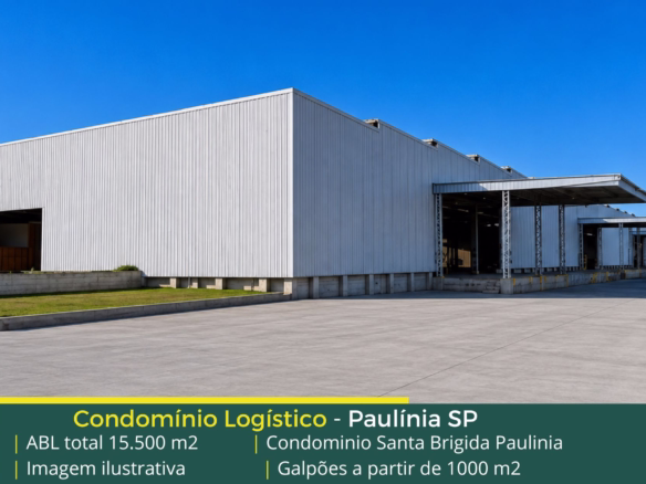 Aluguel de Galpão em Paulínia - Condomínio Santa Brígida. Galpões/Armazéns/Condomínios logísticos e industriais para alugar em Paulínia - SP.